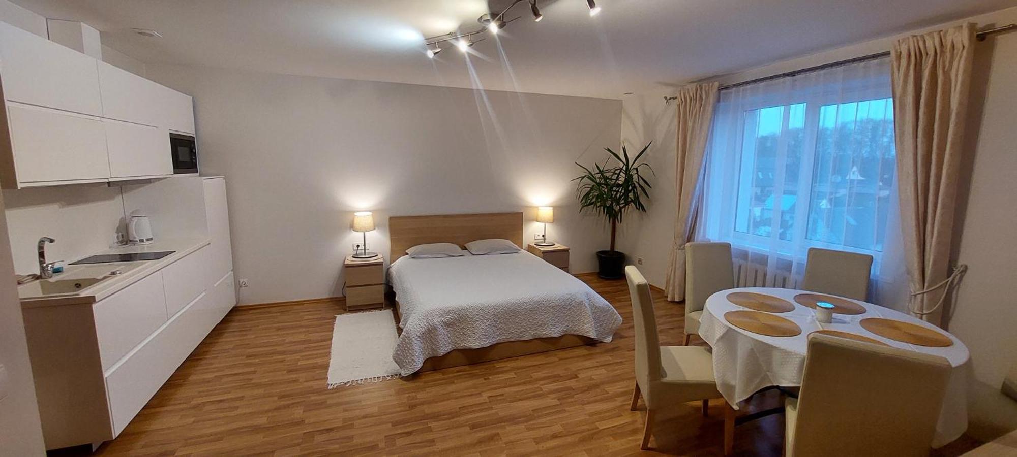 Apartamentai šalia baseino Palanga Bagian luar foto
