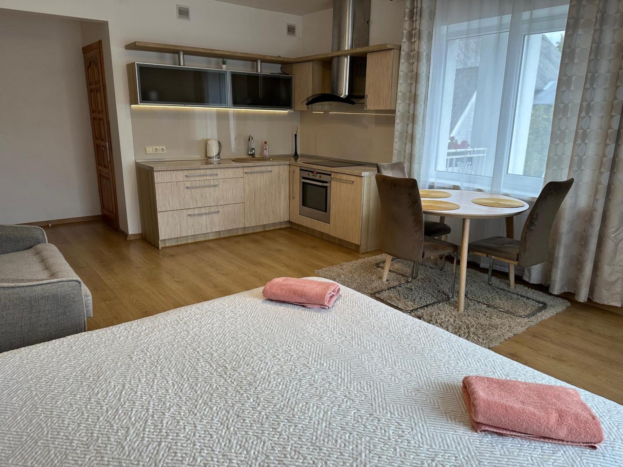 Apartamentai šalia baseino Palanga Bagian luar foto